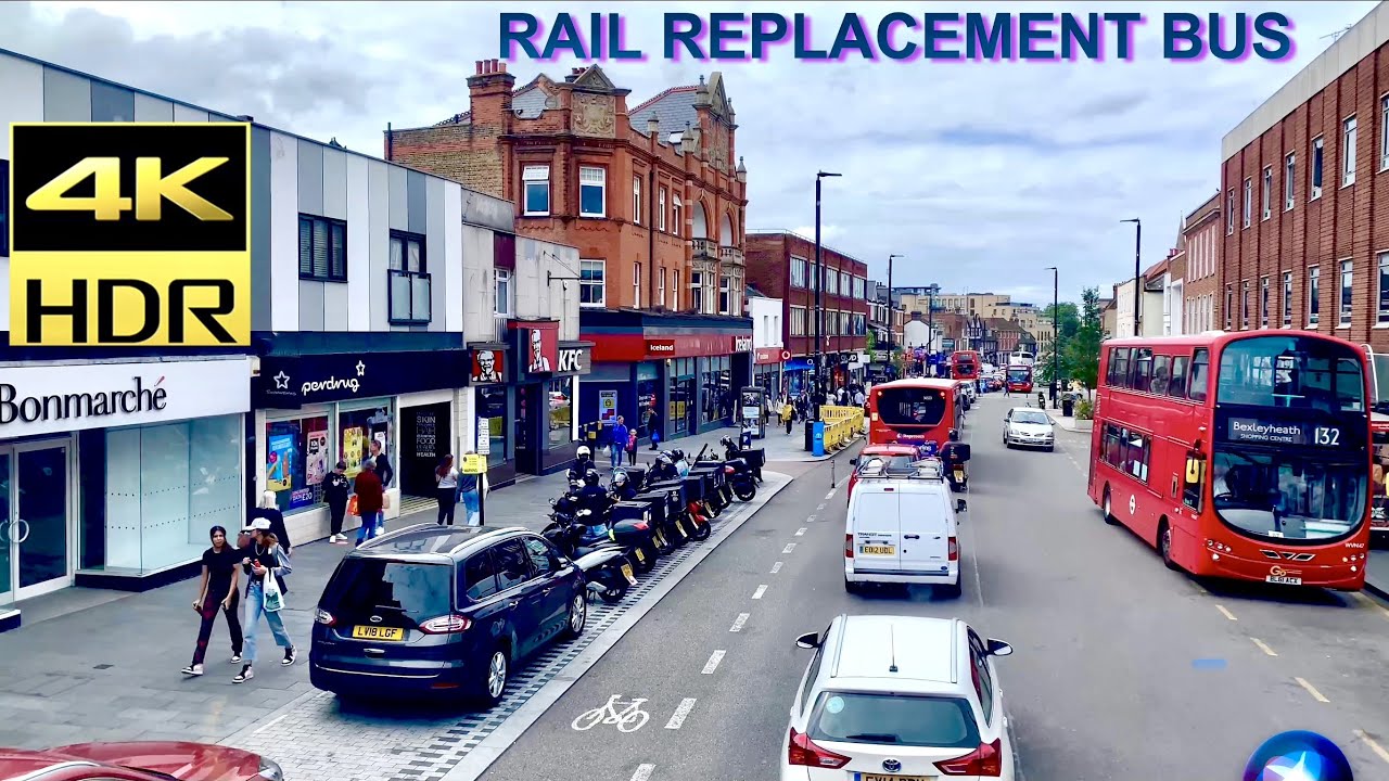 London Bus Rides 🇬🇧 Rail Replacement Bus 🚍 Welling To Lewisham