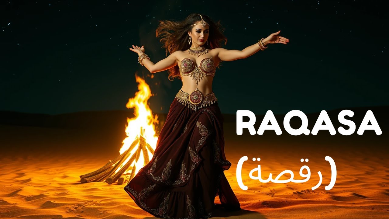 RAQASA (رقصة) - Arabic Belly Dance Music Video - Official AI Music