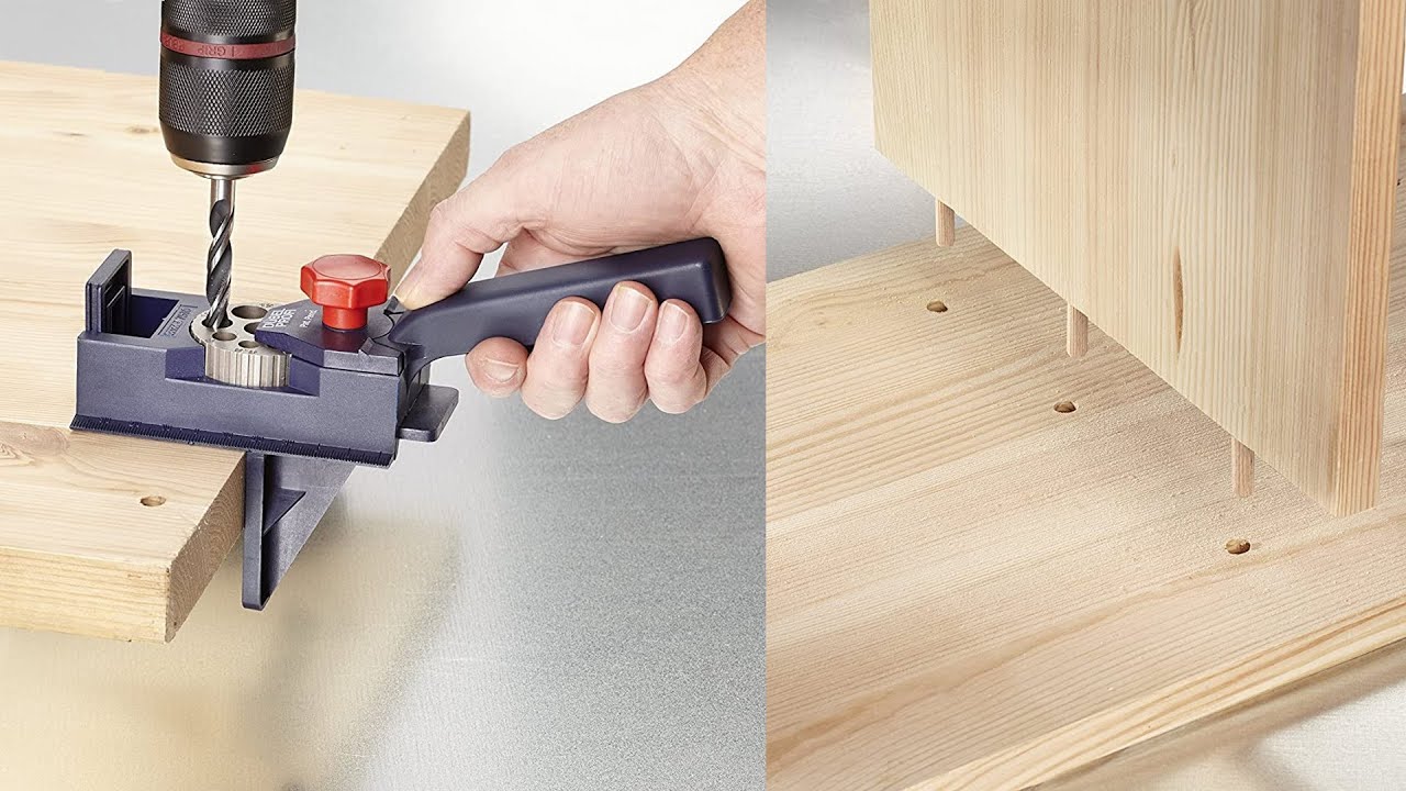 KWB PROFI Dowelling Jig Set KWB758100 from Lidl by Work Smart 4U