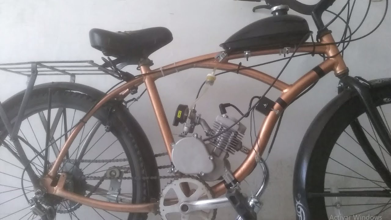 TUTORIAL BICIMOTO | Como Montar un Motor de Gasolina en tu Bicicleta | Kit 80cc