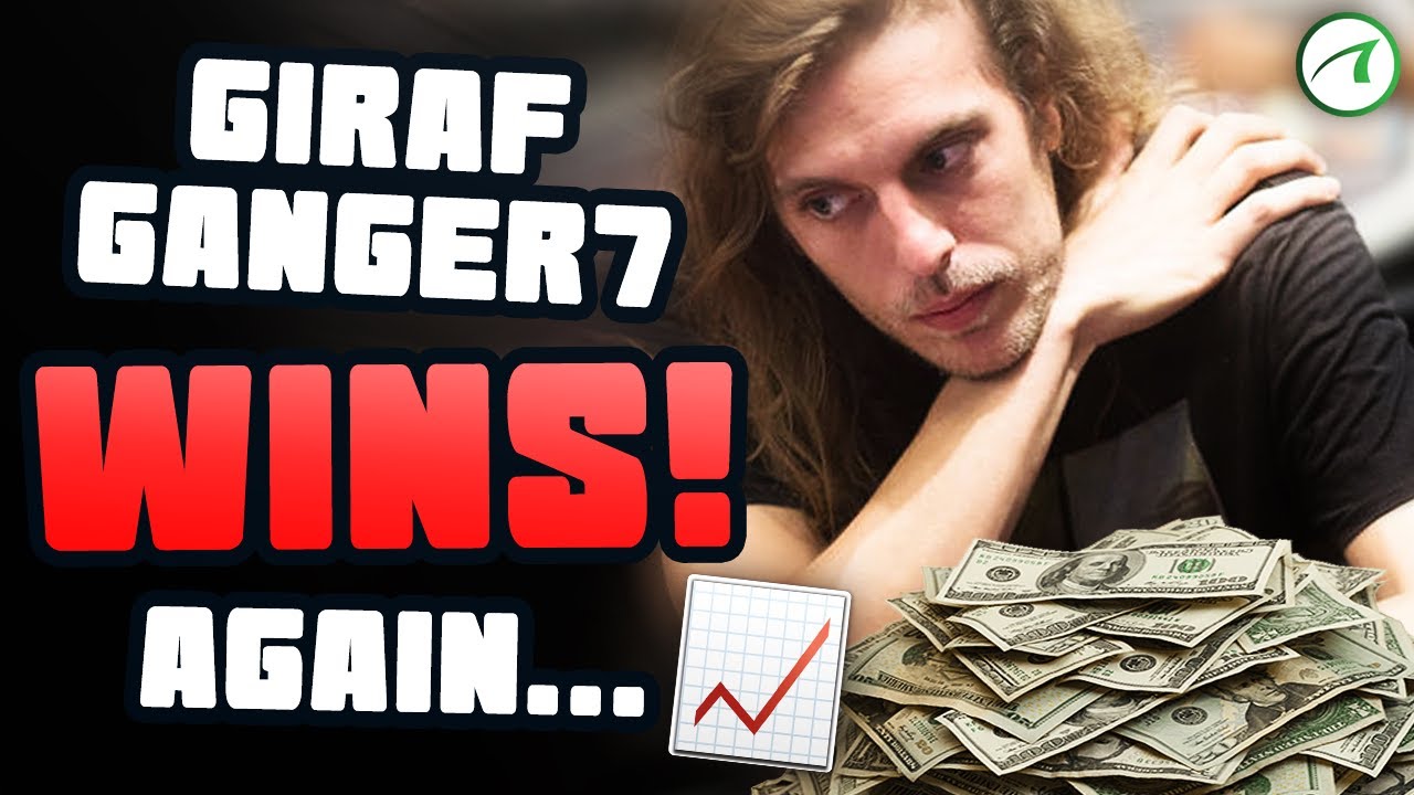 GirafGanger7 WINS yet ANOTHER Poker Tournament - Highlights Stream