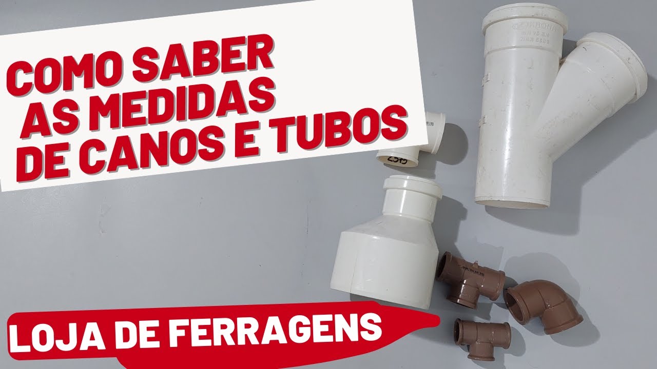 COMO SABER MEDIDA DE CANOS E TUBOS, CONVERTA AS MEDIDAS | MIXMACRO FERRAGENS