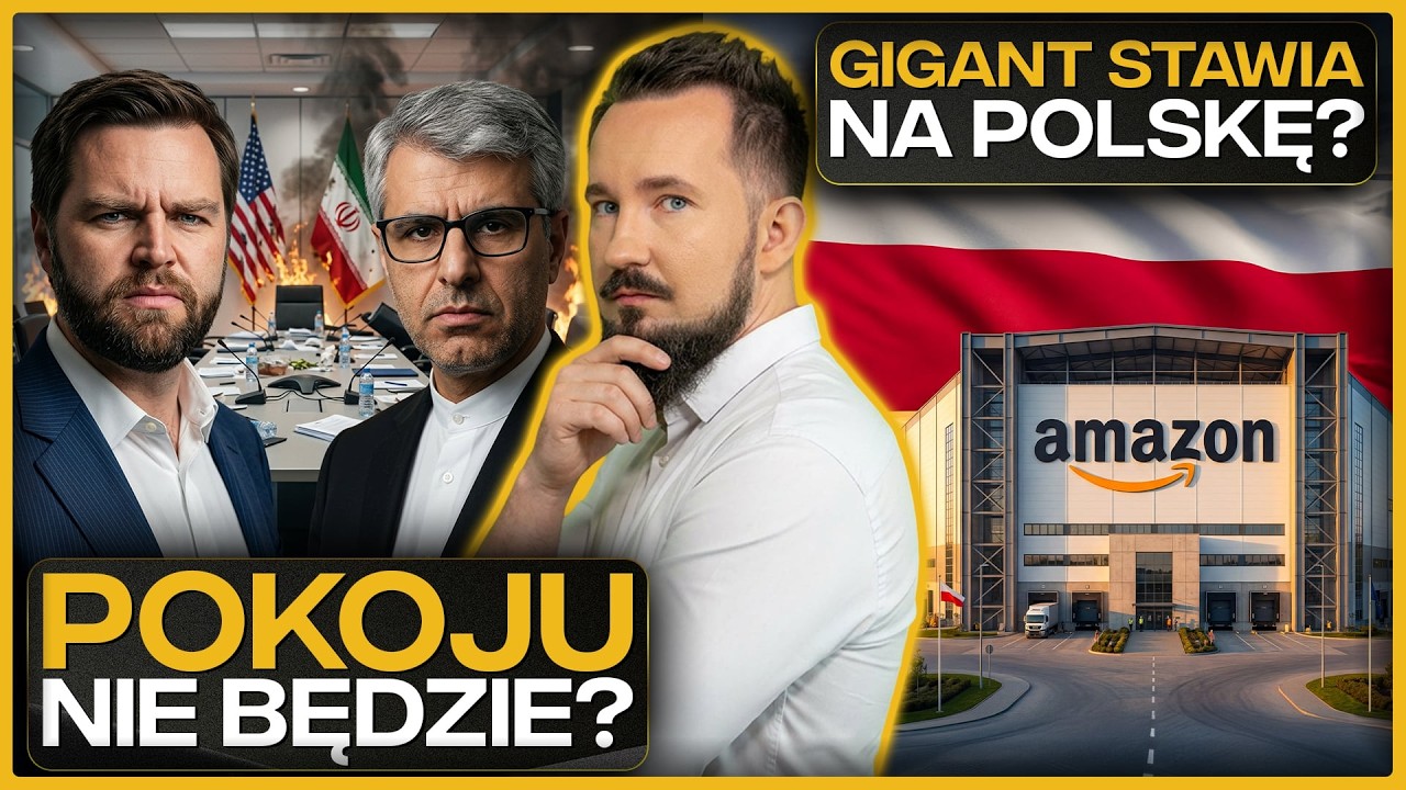 KLĘSKA ROZM&Oacute;W USA z IRANEM? | AMAZON STAWIA na POLSKĘ! #BizWeek