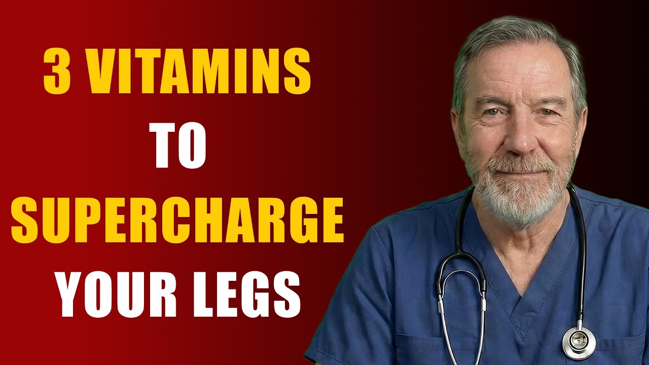 3 Vitamins to Supercharge Your Legs | Healthy Aging Tips
