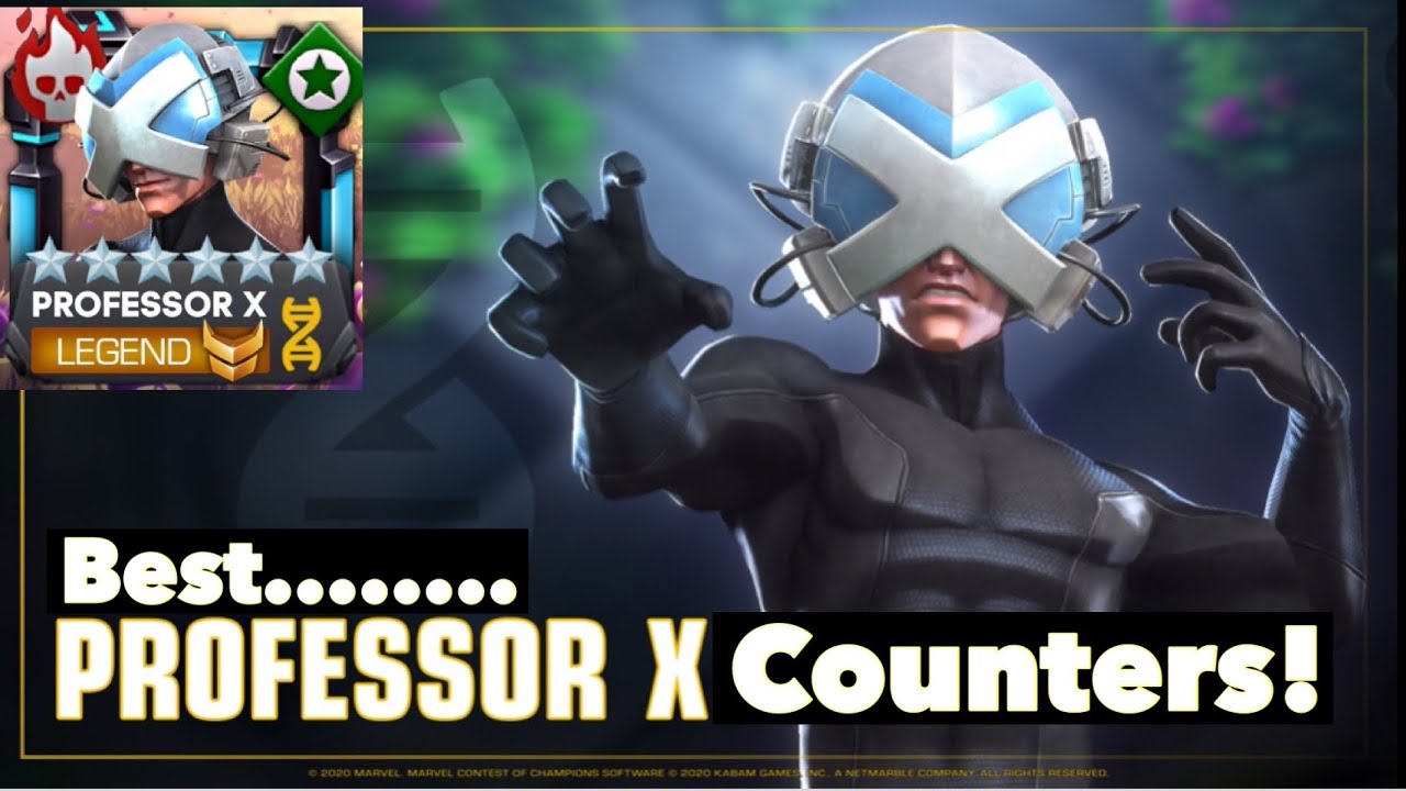 Best Professor X Counters! - Marvel Contest Of Champions