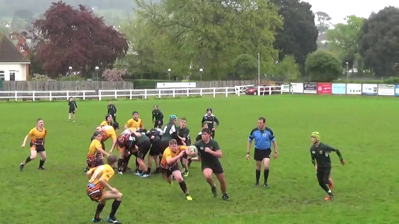 Old Emanuel RFC U15's v Sidmouth RFC U15's. Devon Tour 2017