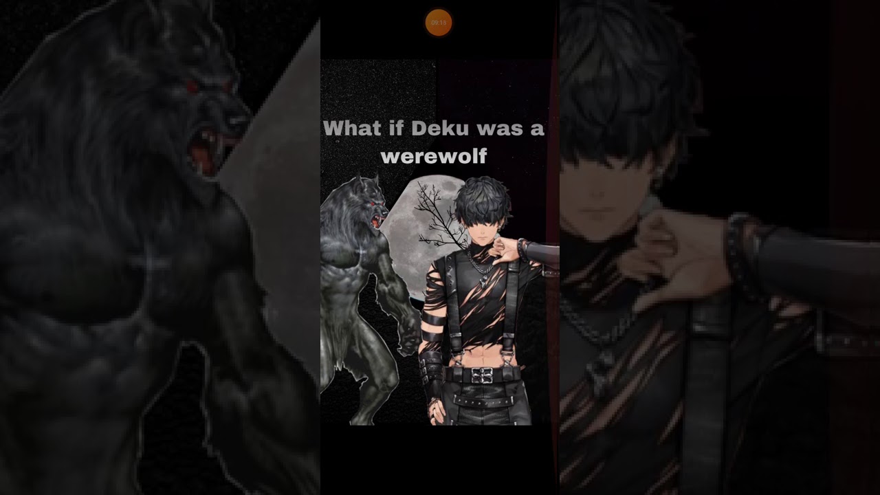 what if deku was a werewolf🐺 prt1