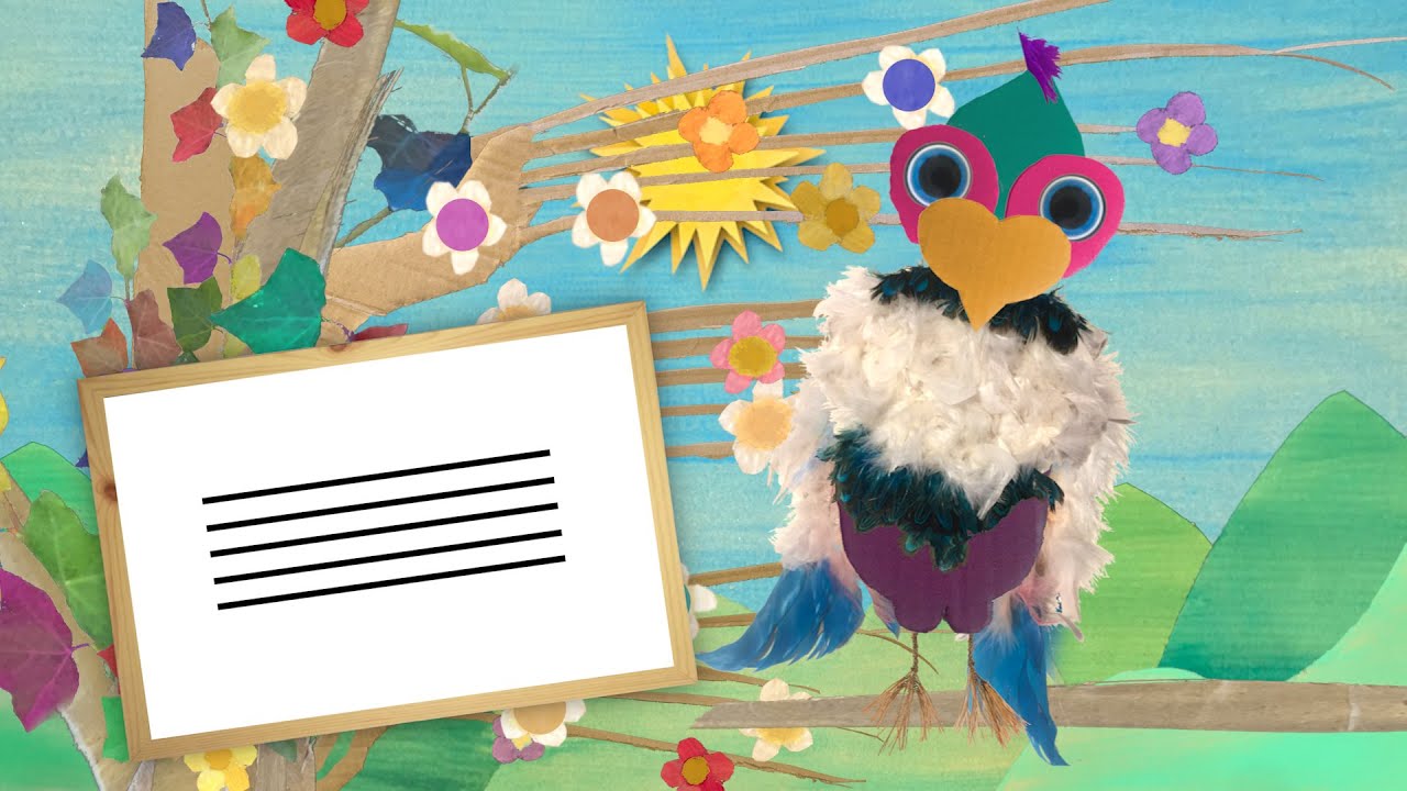 El Pentagrama Canción Infantil 🌈CANCIOGRAMA (Aprende Cantando)
