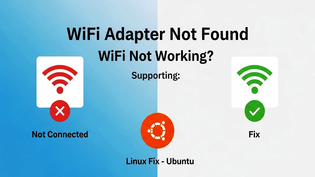 Fix Linux/Ubuntu Wi-Fi Not Working (Acer & Other Laptops) | Wi-Fi Option Missing Fix