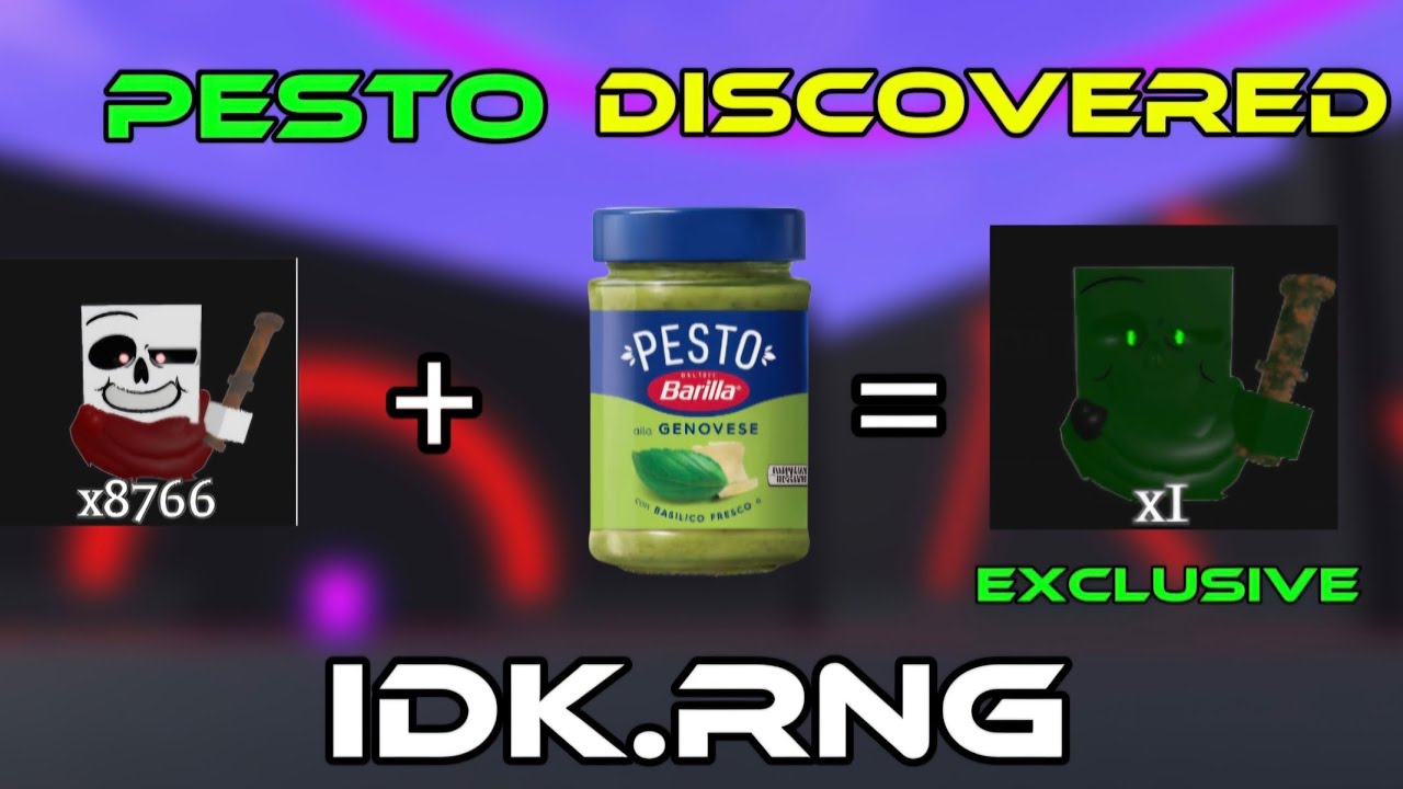 Pesto DISCOVERED | idk.rng