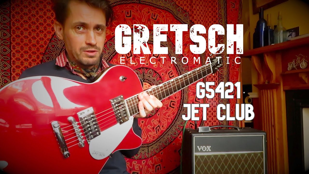 Gretsch  G5421 Electromatic Jet Club Firebird Red | Demo | Vox Pathfinder 15r