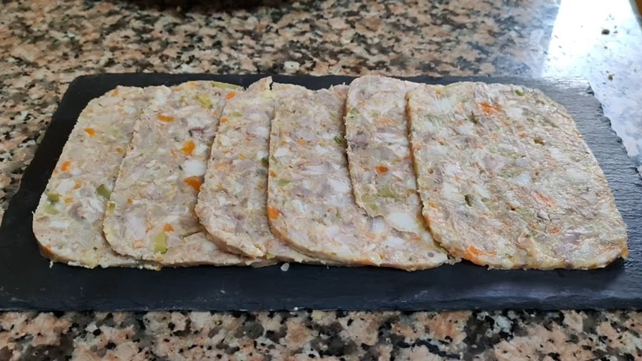FIAMBRE 100% X 100%NATURAL Y  CASERO🐷 FÁCIL y muy rico ¡COLAGENO PURO!