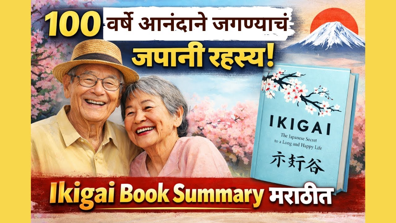 १०० वर्षे आनंदाने जगण्याचं जपानी रहस्य  | Ikigai Book Summary in Marathi I Dnyan Siddhi