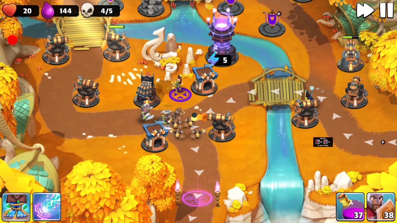 Castle Creeps TD - Chapter 17 Level 65-Rolling Rock 3 Stars