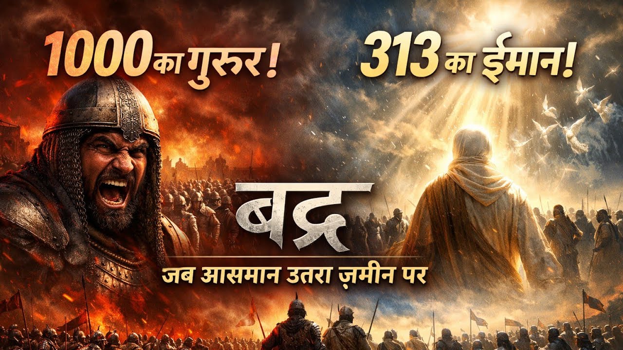 “जब आसमान से मदद उतरी – बद्र की जंग”
