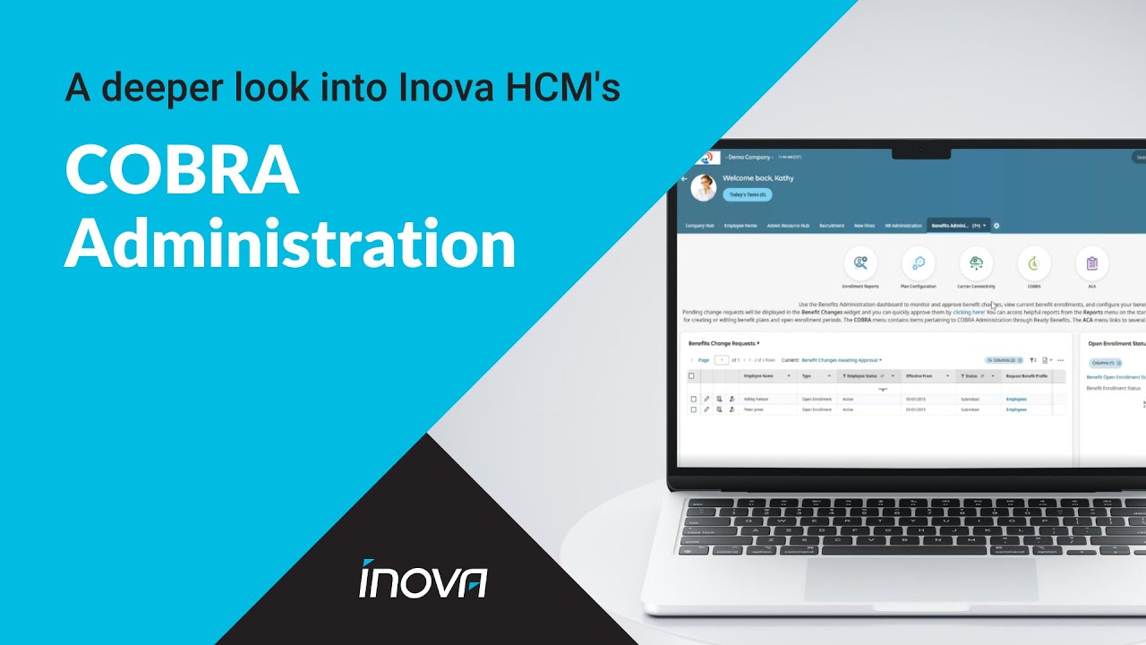 Inova HCM COBRA Administration | Automated Notices, Events & Subscriber Tracking