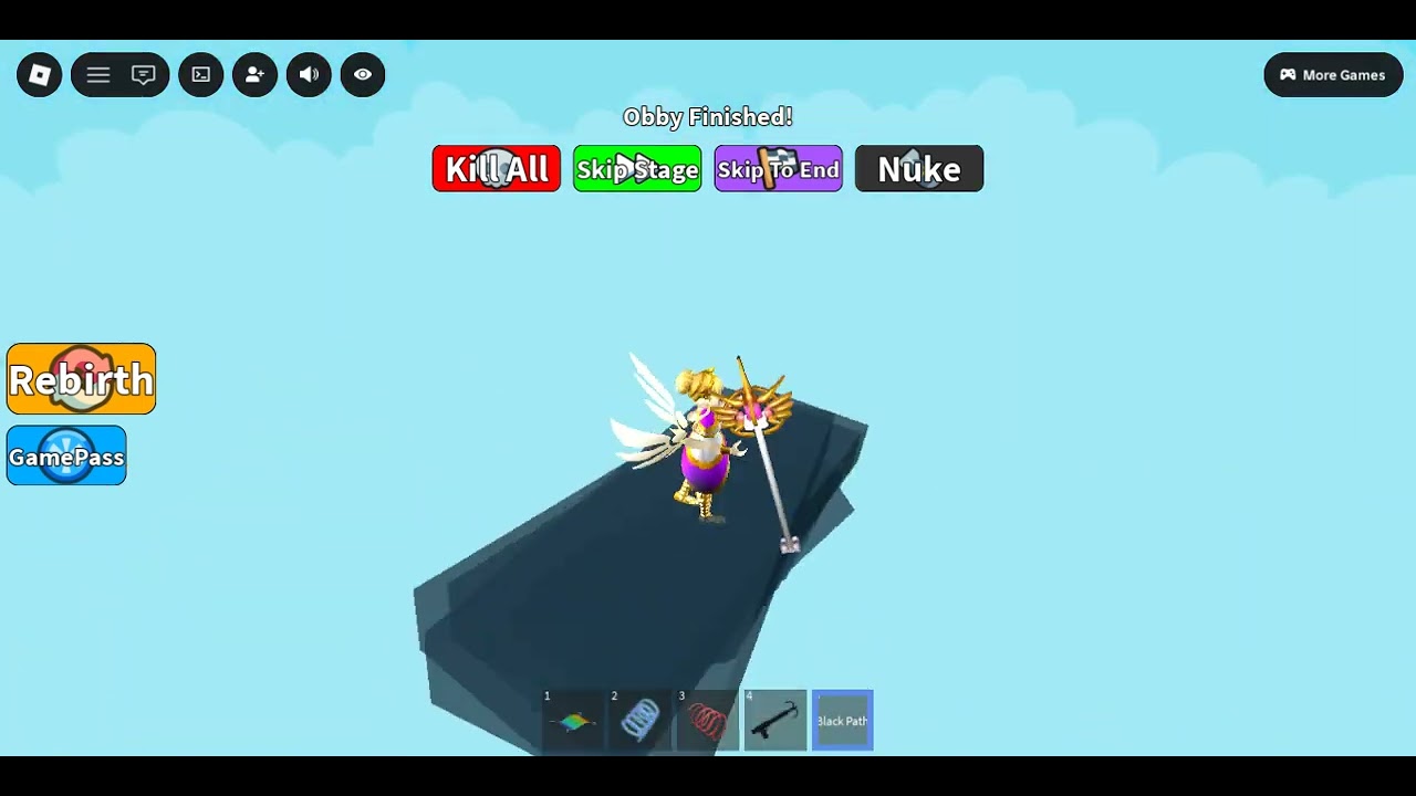 Roblox obby black path