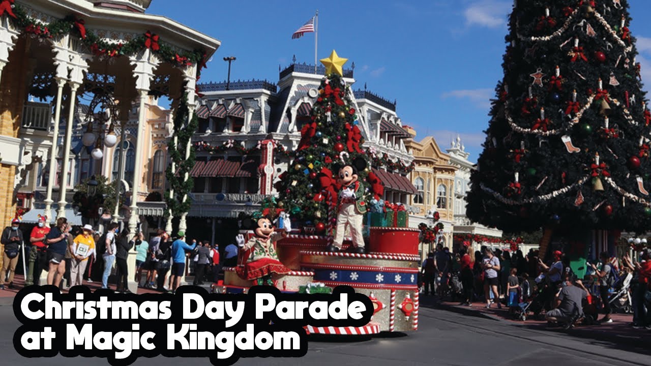 Mickey’s Once Upon a Christmastime Parade on Christmas Day 2024