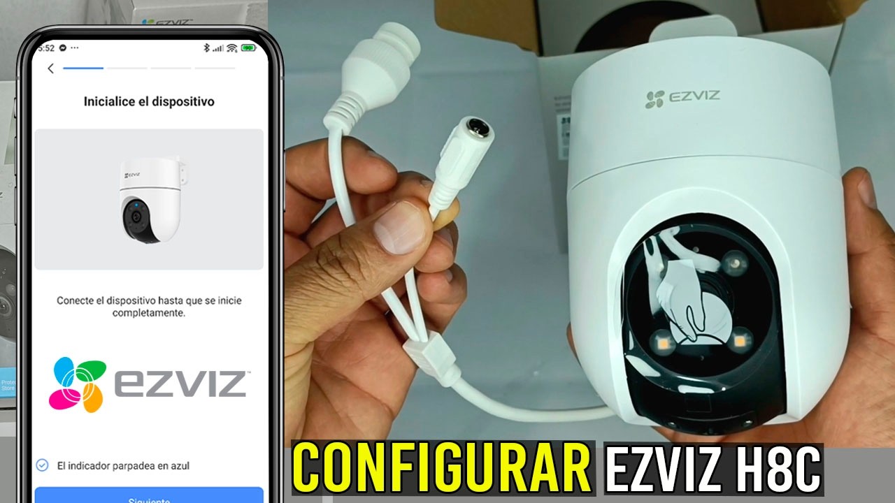 Cómo INSTALAR y CONFIGURAR Cámara EZVIZ H8C/Conectar a RED WiFi(Paso a Paso)