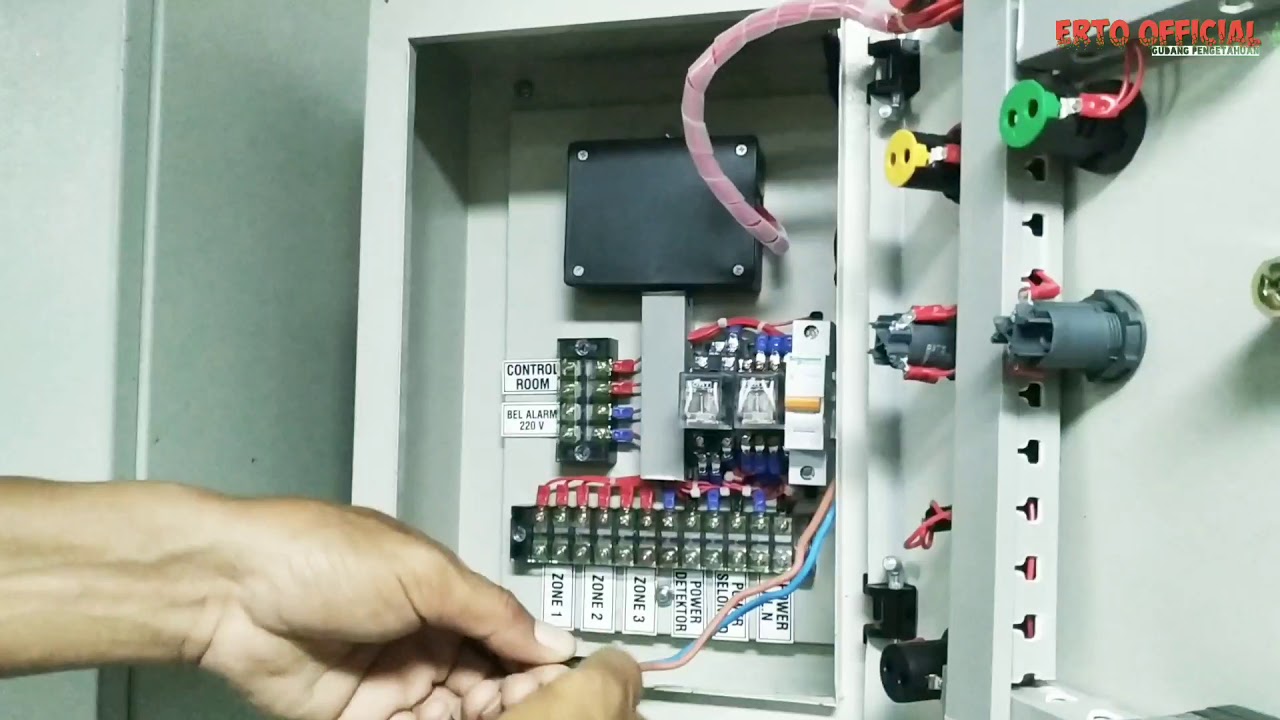 sensor gas-Cara Pemasangan Panel Detektor Gas Shin woo(di HOKBEN Mall SKA Pekanbaru)