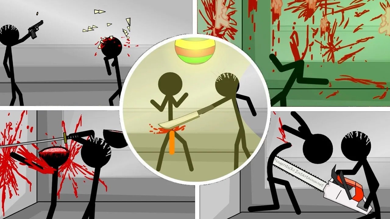 Stick Figure Penalty Chamber 2 – All Weapons + Secrets Showcase