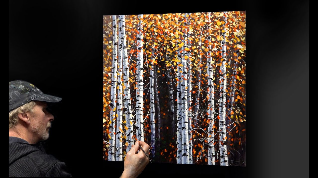 How I Paint Birch Trees - Step by Step
