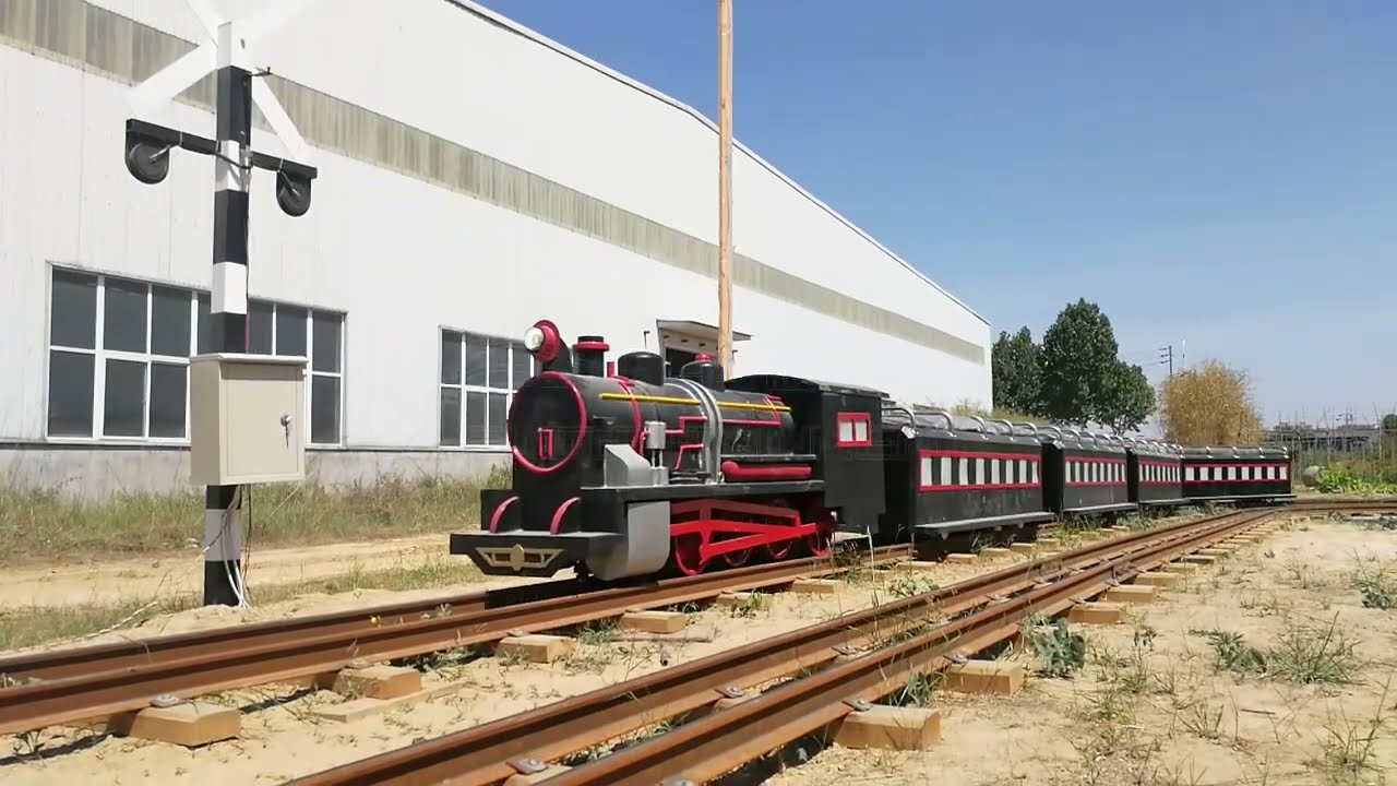 Big steam train for 16 people