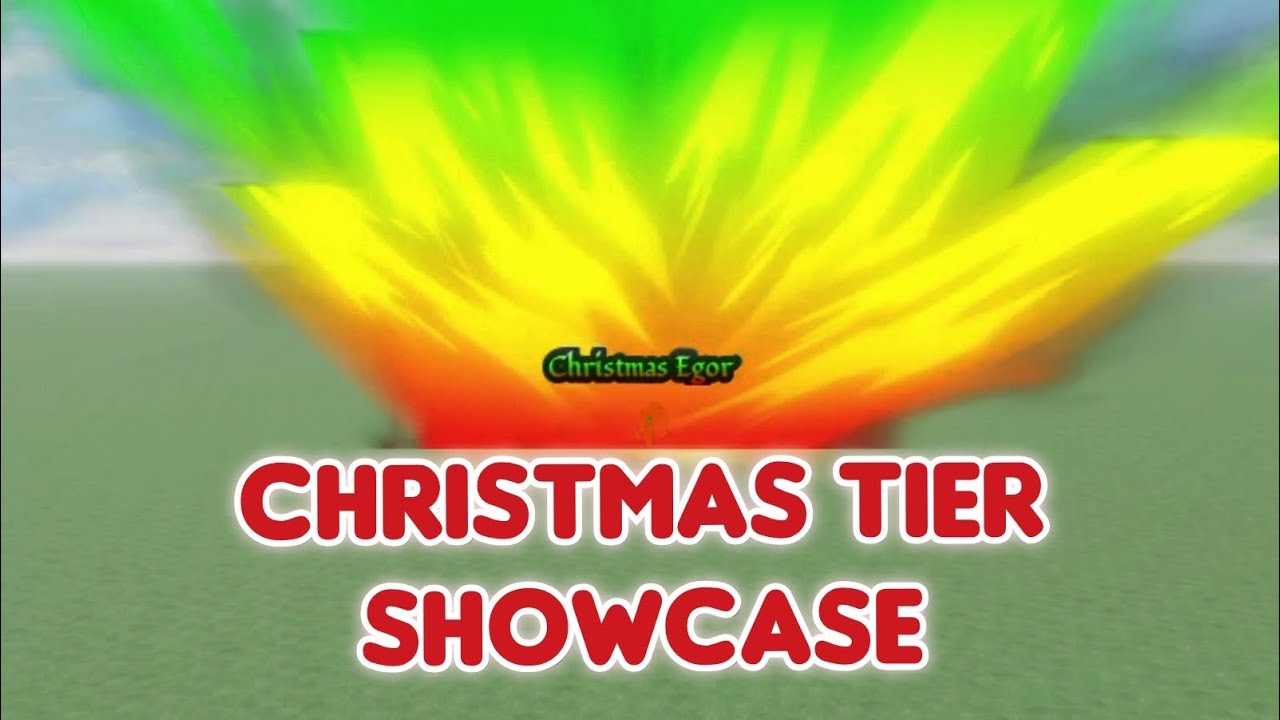 Christmas tier showcase 