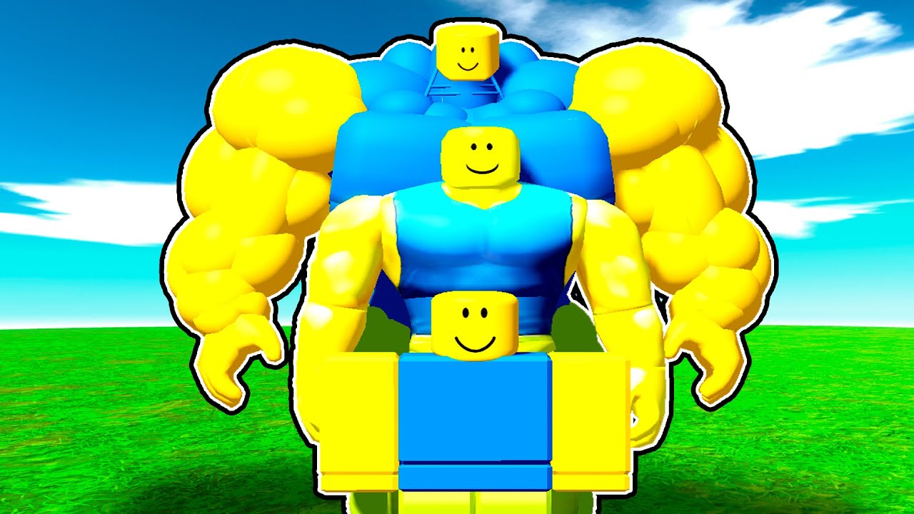 ЭВОЛЮЦИЯ НУБИКА КАЧКА ОТ СКЕЛЕТА ДО МЕГА КАЧКА В Strength Simulator роблокс