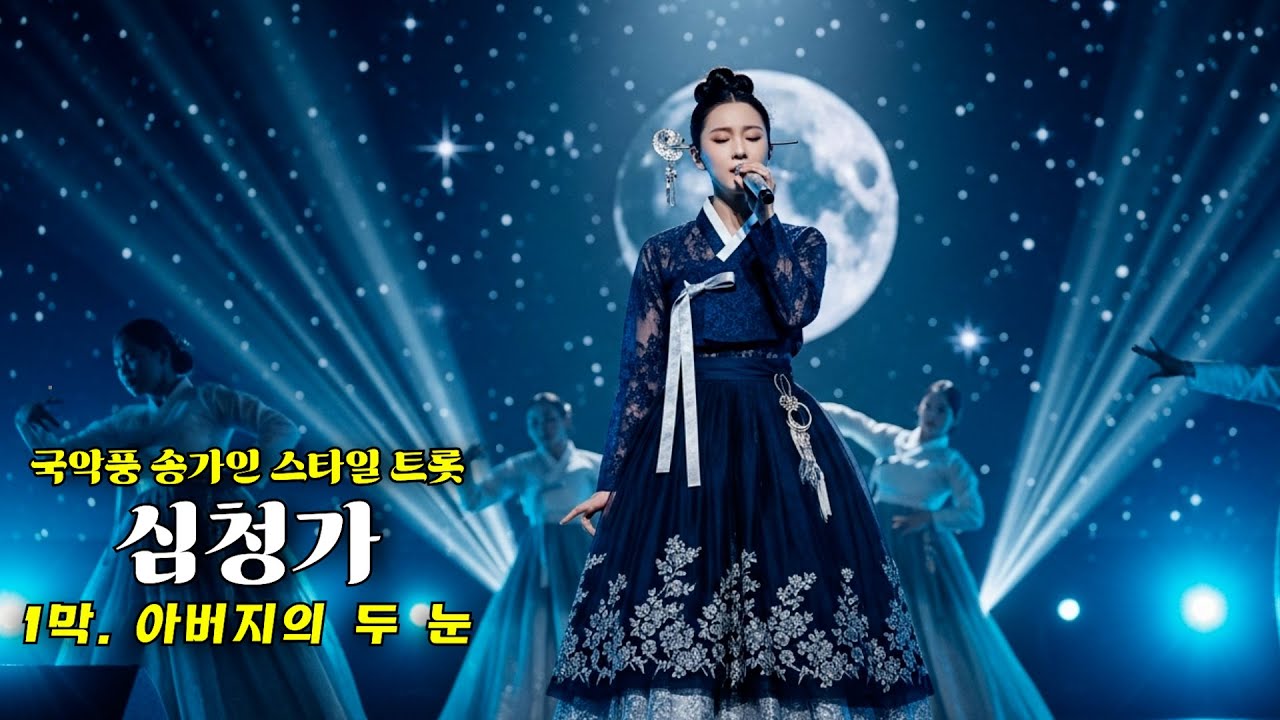 심청가 제1막 아버지의 두 눈 | 국악풍 송가인 스타일 감성 트롯