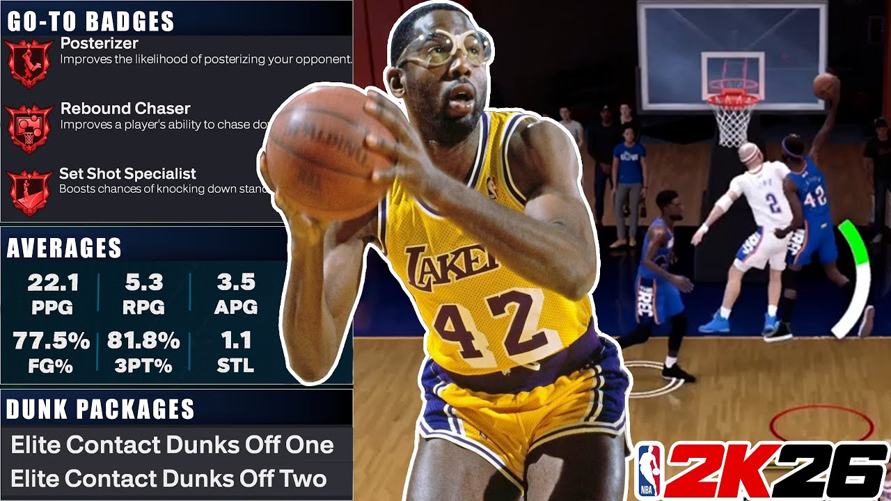 THIS 6'9 JAMES WORTHY BUILD with 99 DRIVING DUNK & SHARP TAKE is UNSTOPPABLE on NBA 2K26!