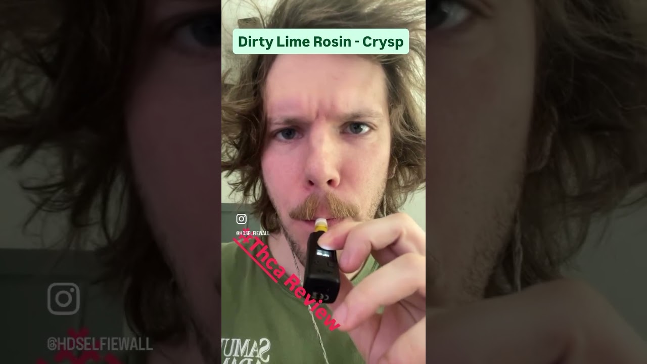 Dirty Lime 🍋&zwj;🟩 Vape  - from Crysp #420 #review #disposablevapepen
