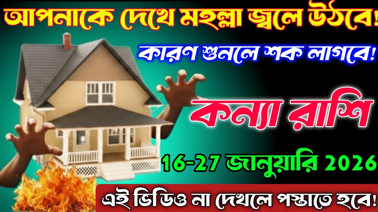 কন্যা রাশি♍15-20 জানুয়ারি 2026 | পুরো মহল্লা আপনাকে দেখে জ্বলে উঠবে 😱কারণ জানলে কারেন্ট লাগবে!Kanya
