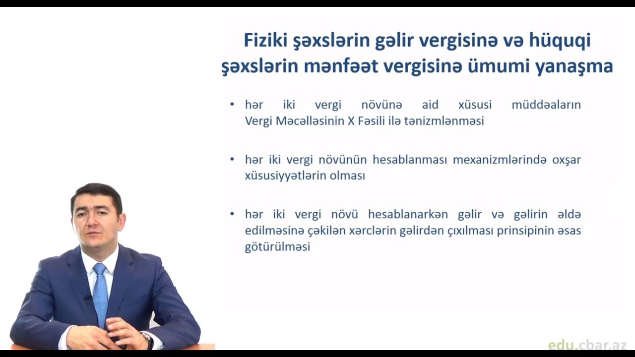 Vergitutmada xərclərin təsnifatı və gəlirdən çıxılması məsələləri
