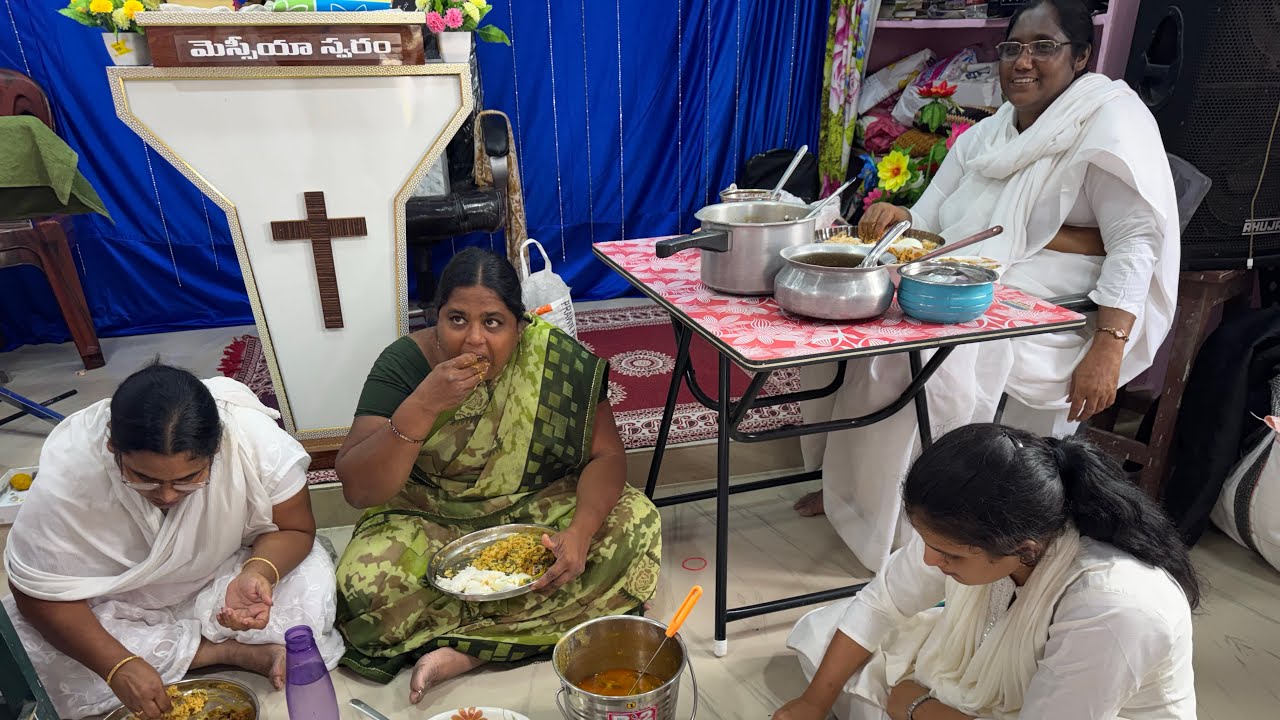 దేవుని మందిరం ప్రతిష్ట వార్షికోత్సవం సందర్భంగా మటన్ కూర బగారా చేసాను బాగా జరిగింది 🙏