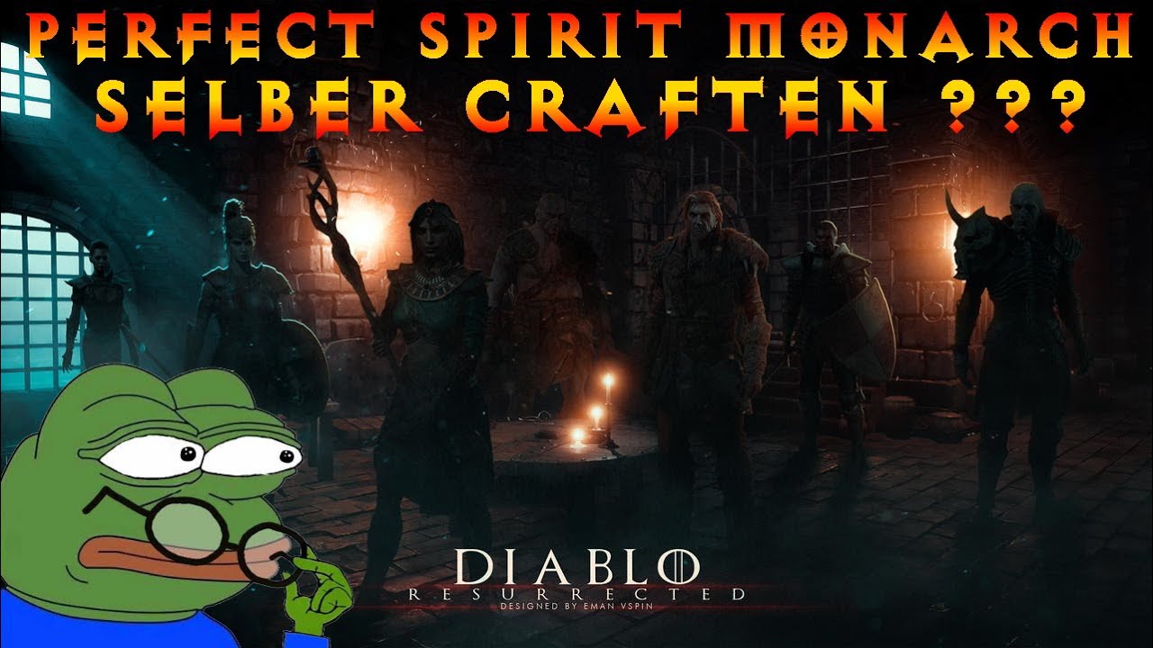 Mit DIESEM REZEPT das PERFEKTE SPIRIT selber craften !!! [D2R - Tutorial - German - Deutsch]
