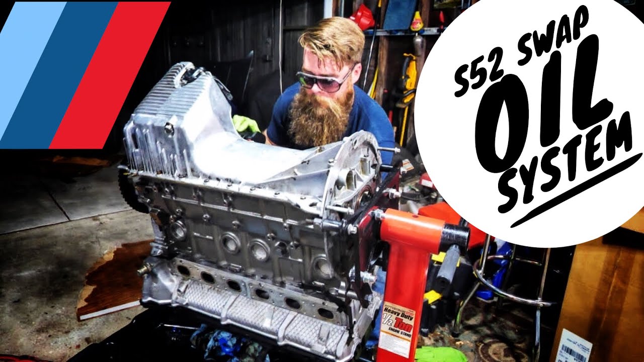BMW E30 24V Swap Oil System E34 Oil Pan Front Sump Conversion (S52 S50 S54 M50 M52 M54)