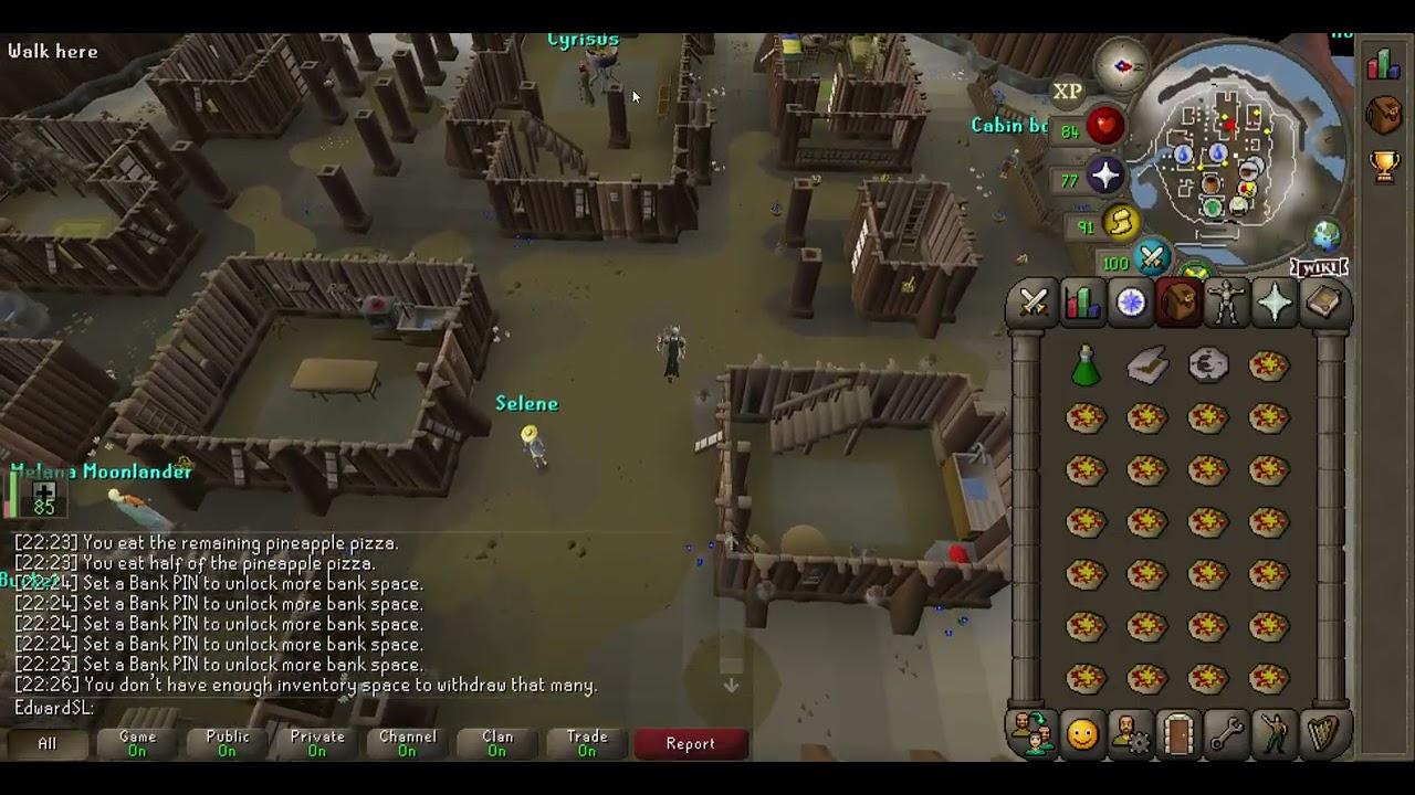 [OSRS][Dream Mentor] finishing up quest tried first with quest gear.