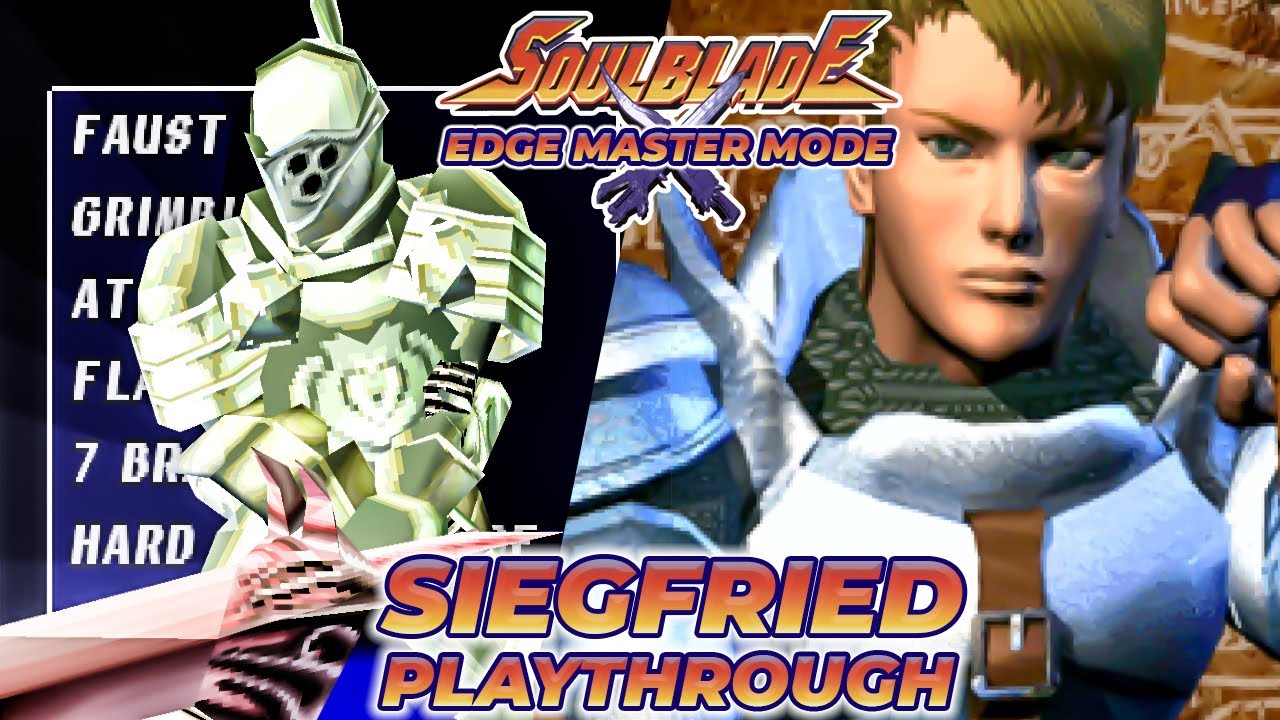 SOUL BLADE (PS1) — прохождение мастер-режима SIEGFRIED EDGE — Soul Edge