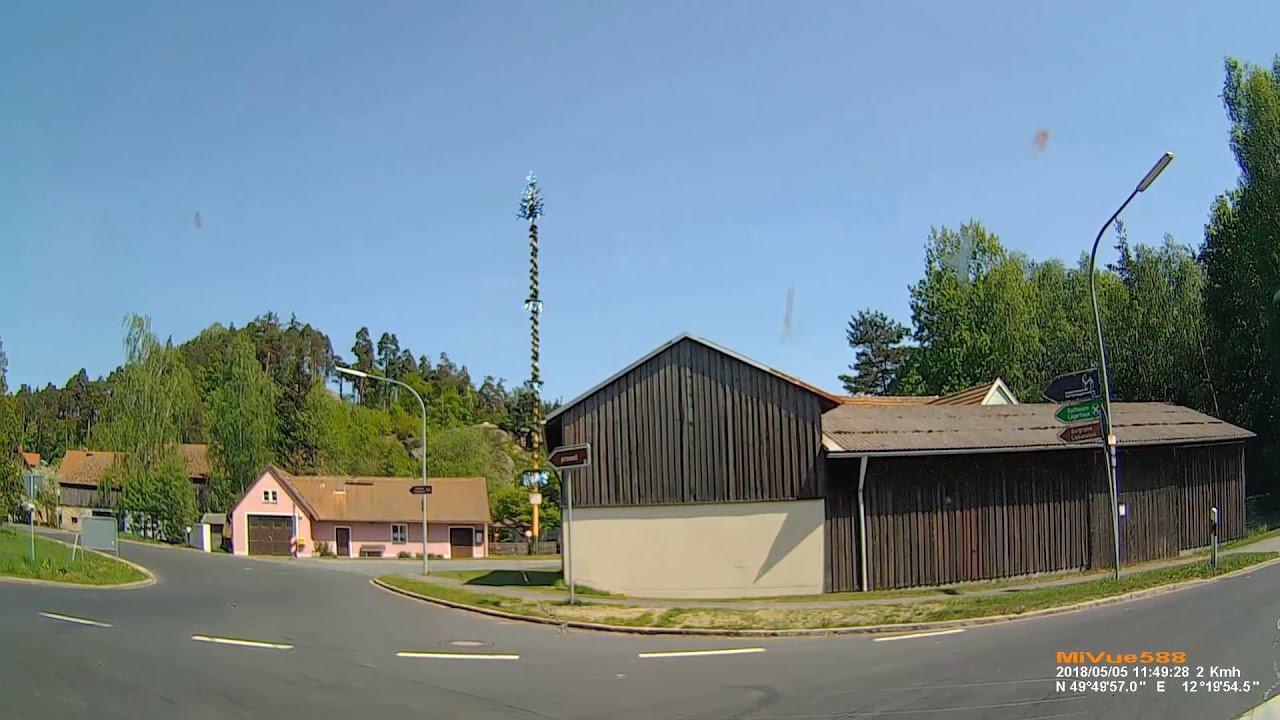 D: Liebenstein. Markt Pl&ouml;&szlig;berg. Landkreis Tirschenreuth. Ortsdurchfahrt. Mai 2018