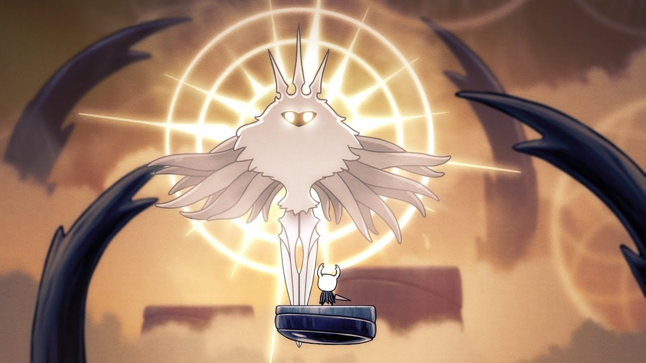 Fighting the Radiance Boss in Hollow Knight Till I Beat It