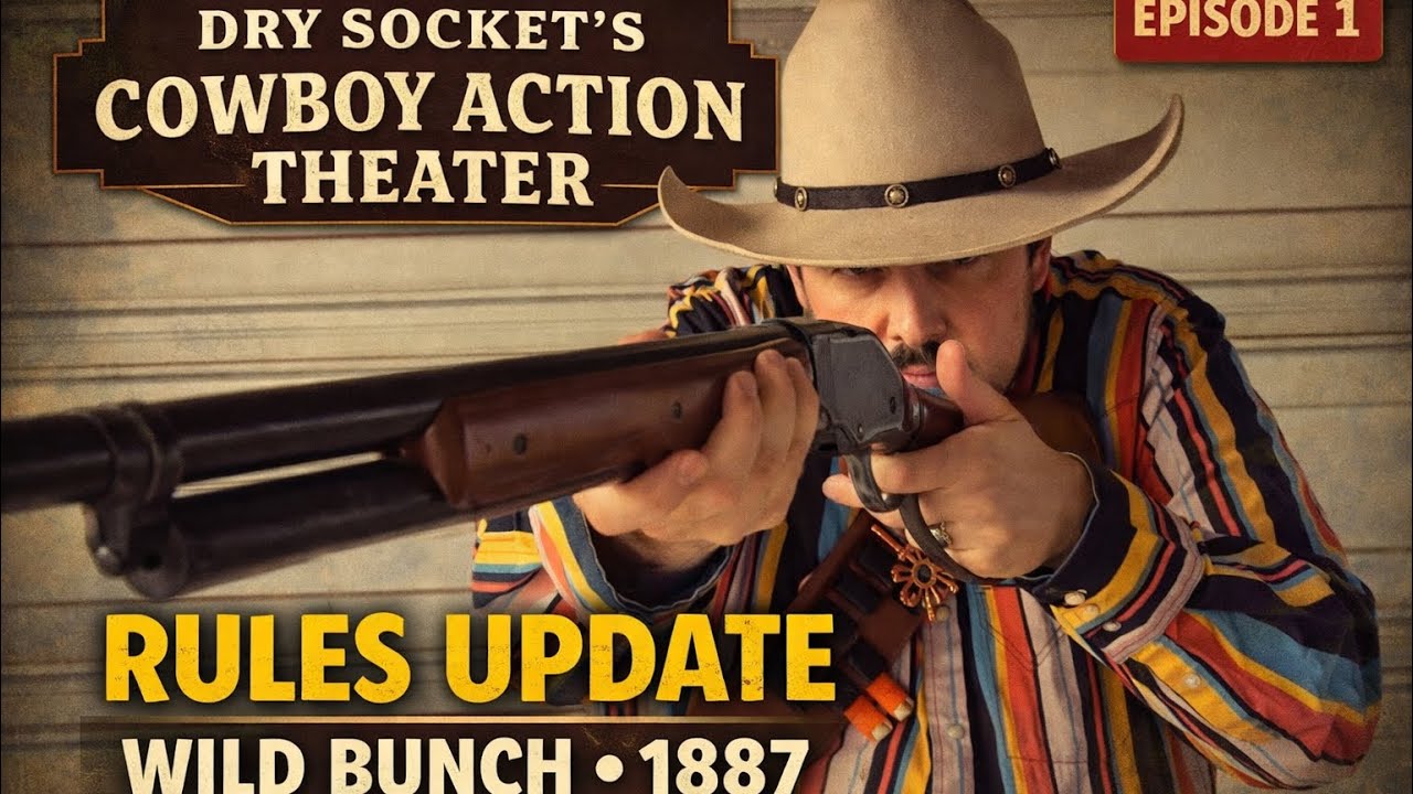 Cowboy Action Theater | Episode 1  Themed Matches, SASS Rules, Wild Bunch Tips & 1887 Loading Woes