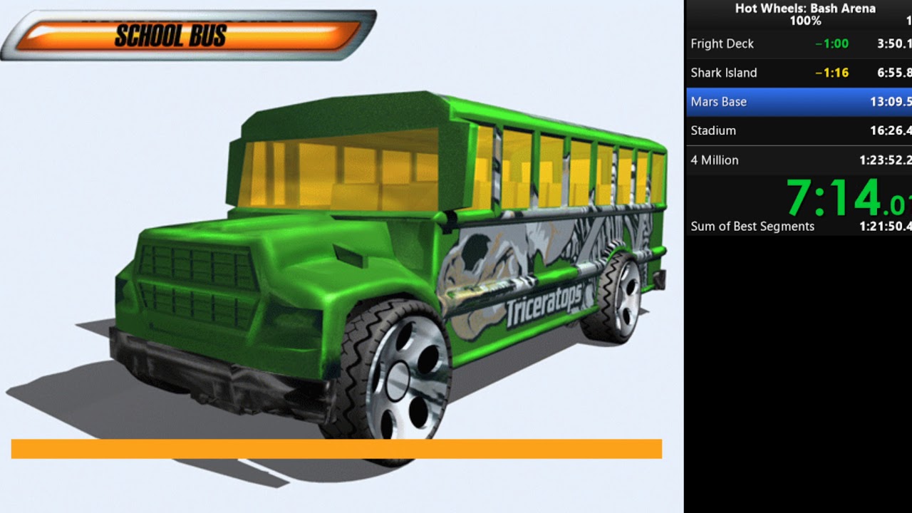 Hot Wheels Bash Arena 100% 1:18:10 WR