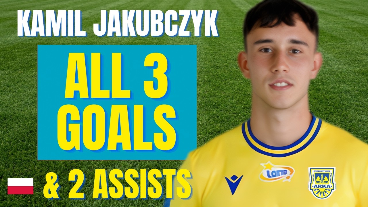 Kamil Jakubczyk - ALL 3 GOALS & ASSISTS FOR ARKA GDYNIA IN 2025/26 | Skills & Highlights