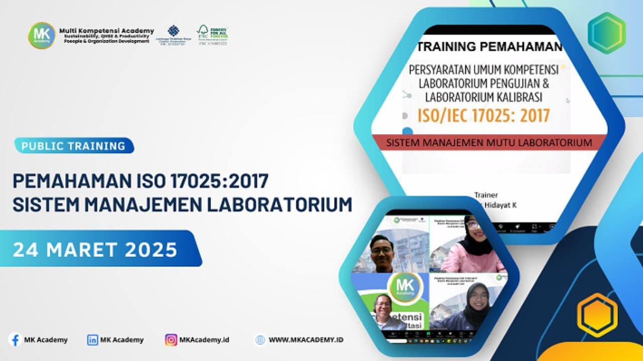 🔬 Pelatihan ISO 17025:2017 &ndash; Sistem Manajemen Laboratorium untuk Hasil Uji yang Akurat! ✅