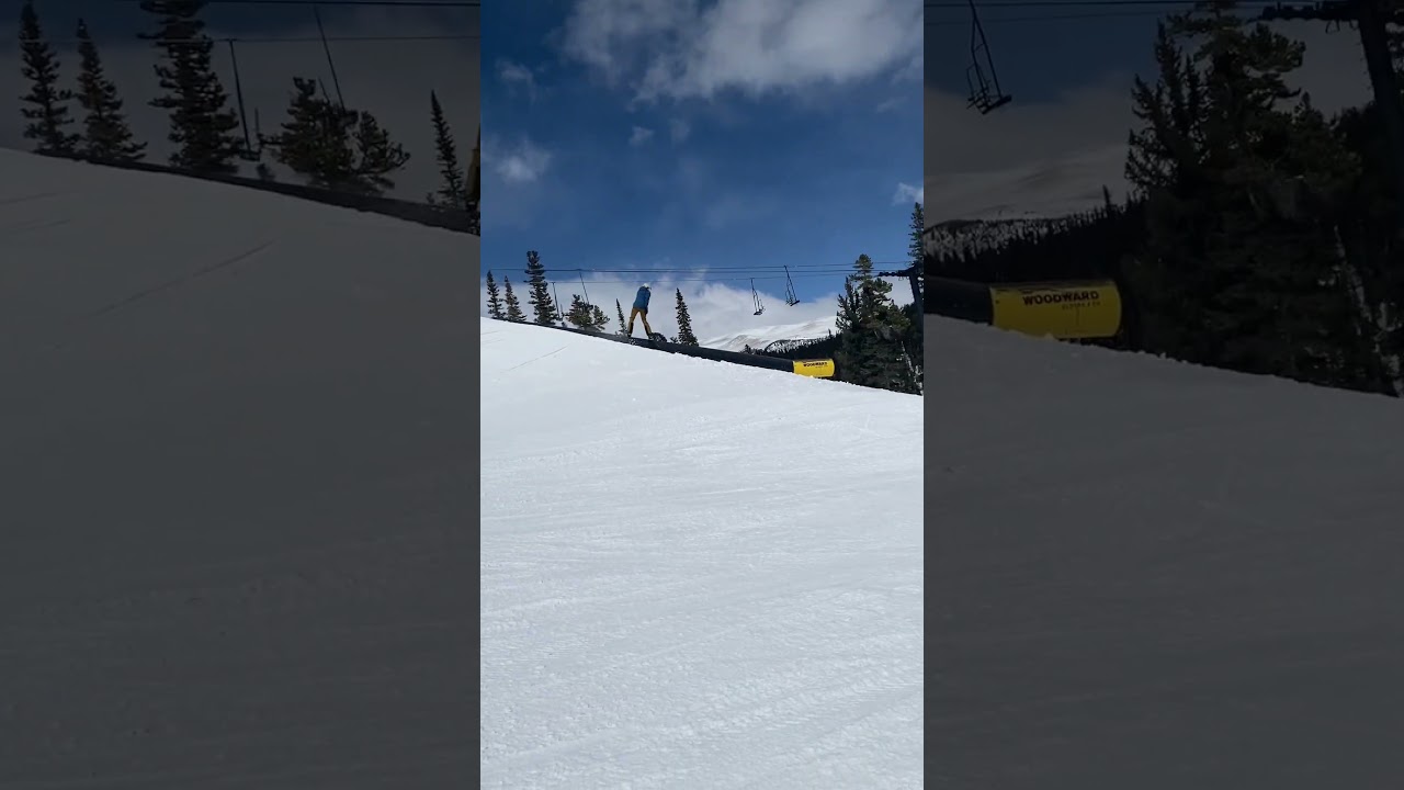 Got this long rail at eldora 