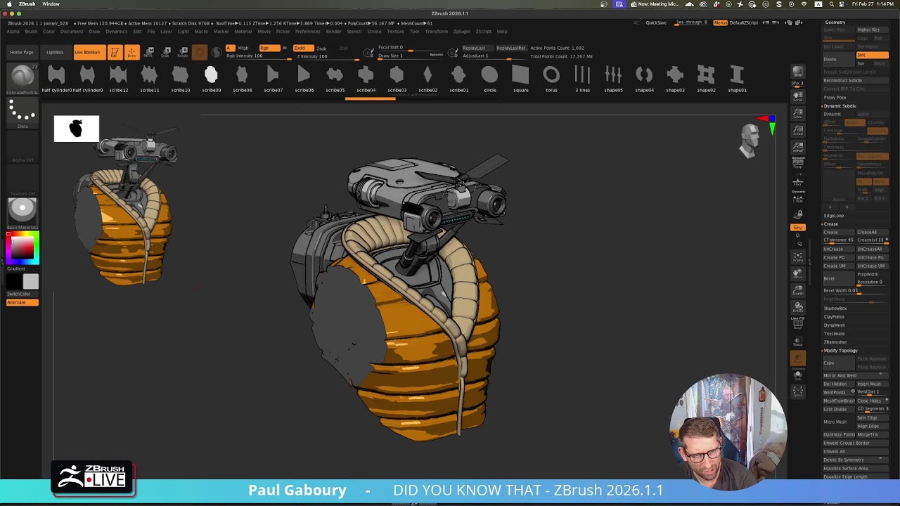 DID YOU KNOW THAT - with Paul Gaboury - ZBrush 2026.1.1