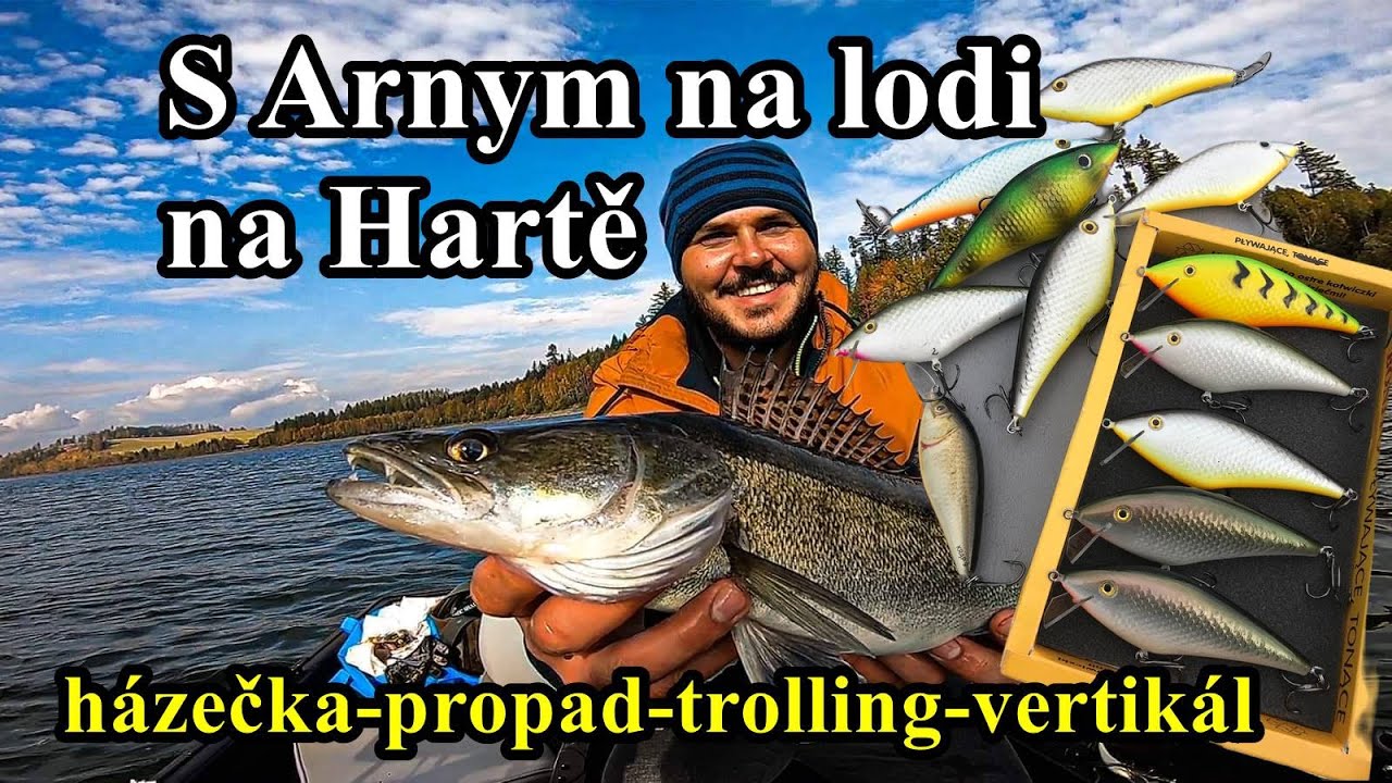 S Arnym na lodi na Hartě