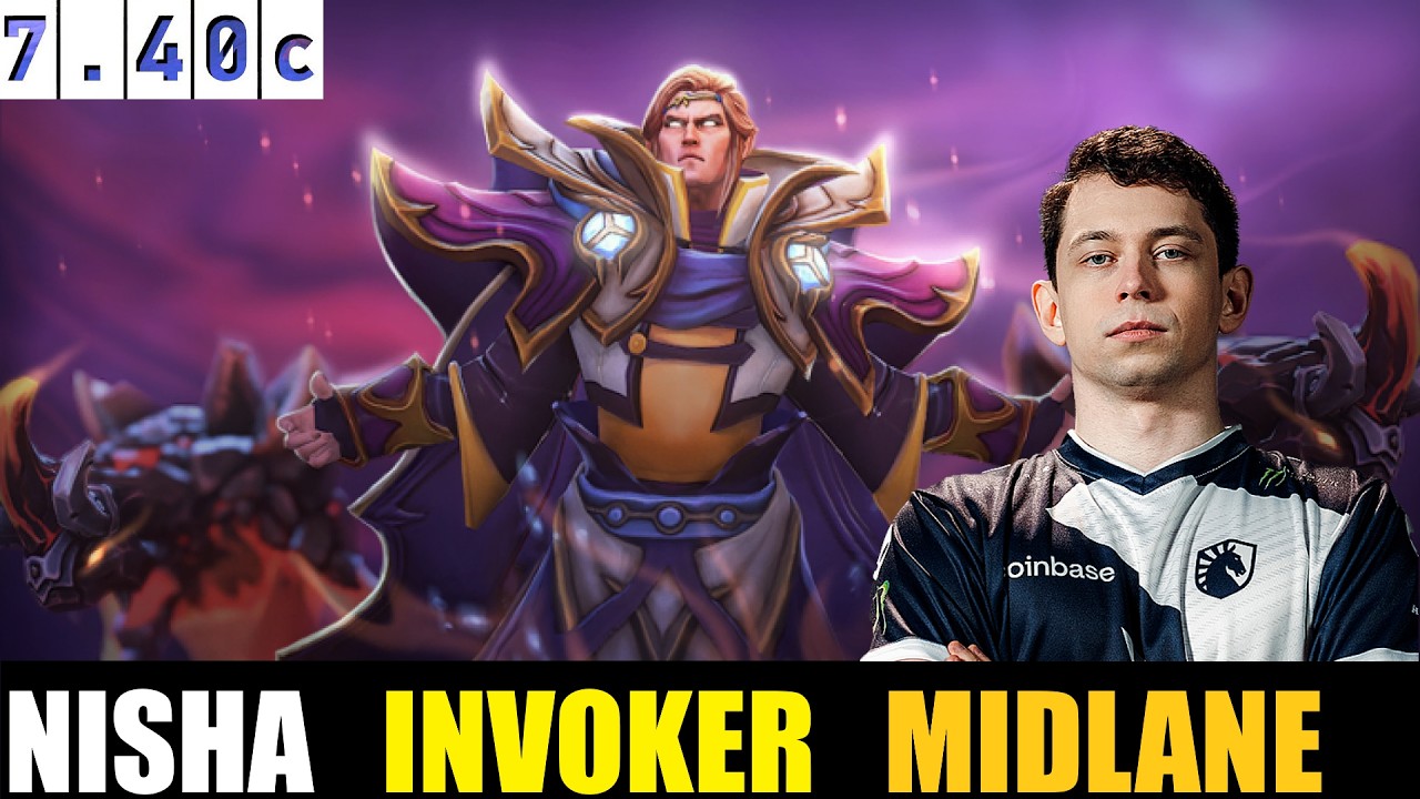 🤯 NISHA [INVOKER] MID 7.40c - DOTA 2 HIGHEST MMR MATCH#dota2  #dota2gameplay   #nisha