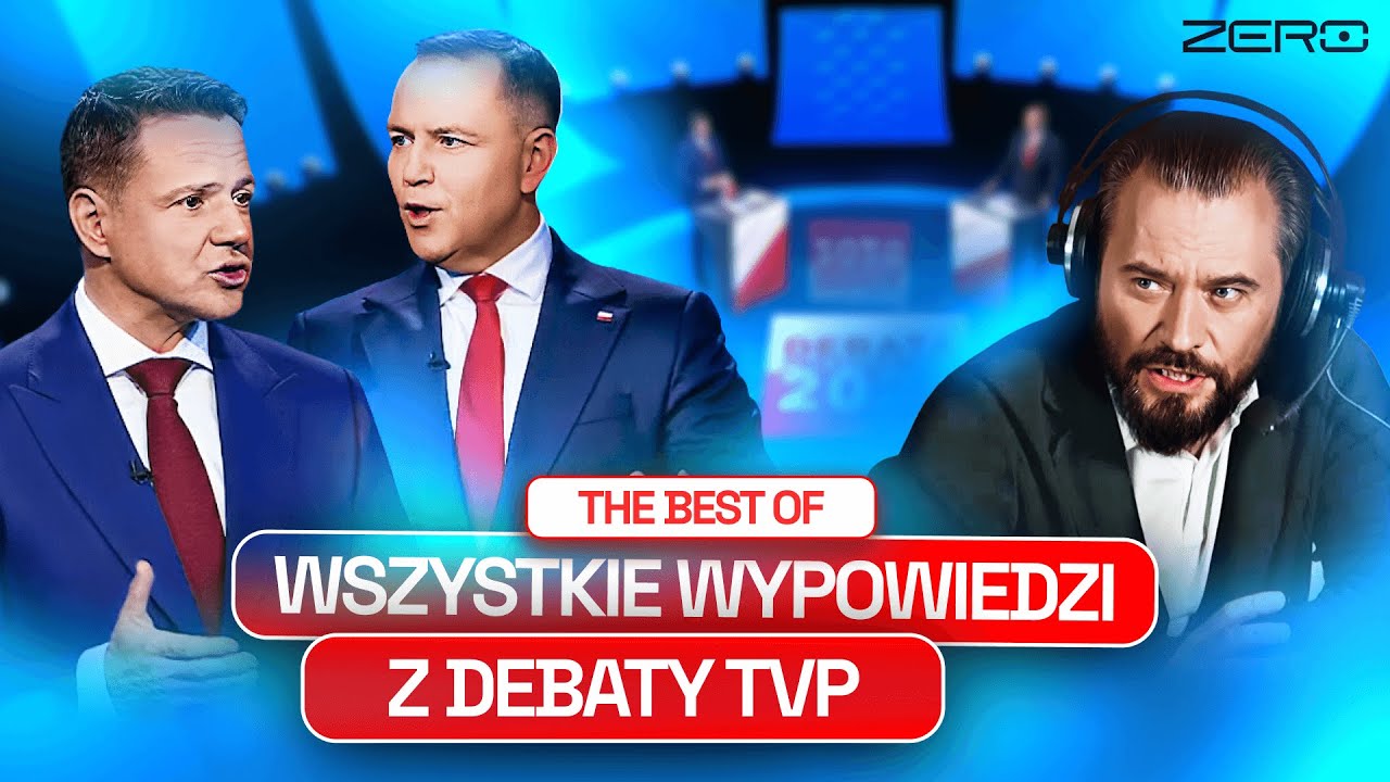 STANOWSKI KOMENTUJE DEBATĘ TRZASKOWSKI - NAWROCKI. NAJLEPSZE MOMENTY